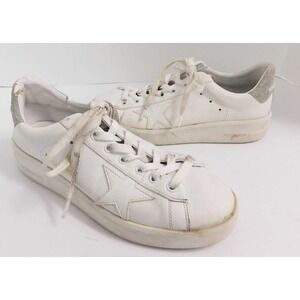 GOLDEN GOOSE GGDB PURE White Leather Sneakers Womens 6.5 M